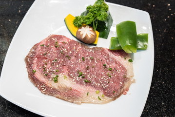 japanese yakiniku wagyu beef