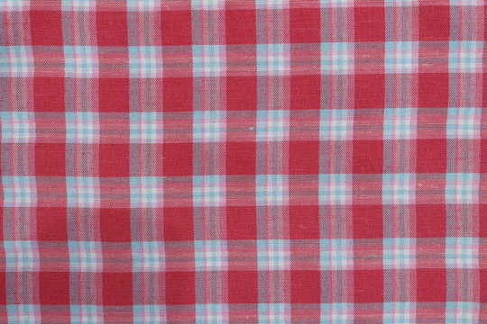 Textile fabric square t-shirt textile texture red and white patterns  3d modeling