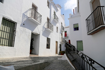 Fototapeta na wymiar Frigiliana-- is one of beautiful white towns in the province of Malaga, Andalusia, Spain