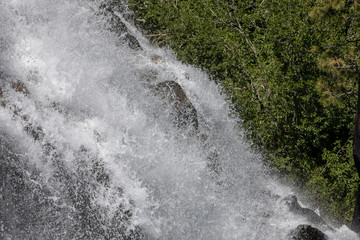 A waterfall at South Lake Tahoe