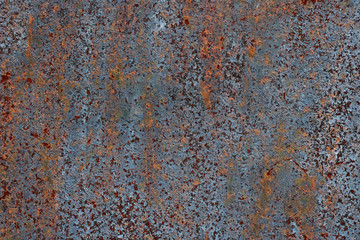 texture of rusty iron, cracked paint on an old metallic surface, sheet of rusty metal with cracked and flaky paint, abstract rusty metal texture, rusty metal background for design with copy space