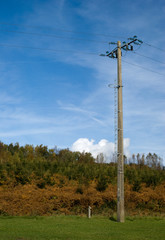 Obraz premium Electric lines