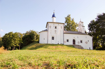 Fototapeta premium Nikolskaya church - Russia old izoborsk