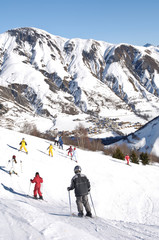 Alpes France paysage montagne hiver neige