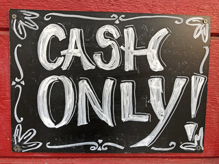 Fototapeta premium Cash only!