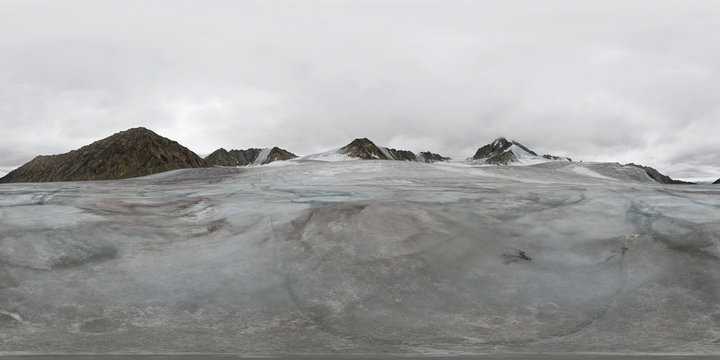 Soot on Esetuk Glacier, North Slope, Alaska