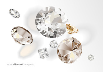 Luxury background with diamonds for modern design