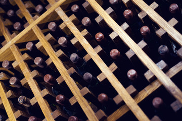 Collection of black wine