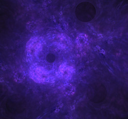 Purple pixel fractal texture. Fantasy fractal texture. Digital art. 3D rendering. Computer generated image.