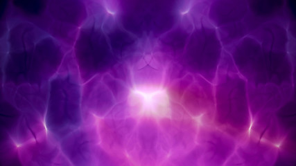 Liquid Purple Splash background plasma and energy. Connected glowing lines. Dark background. Concept of the science, chemistry, biology, medicine, technology..