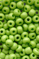 Green beads assortment