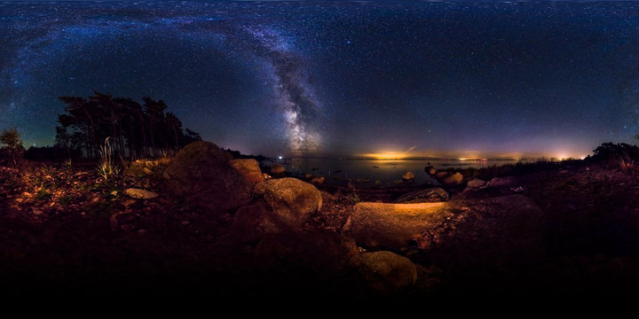 Milky Way From Southern Oland, Morbylanga, Sweden