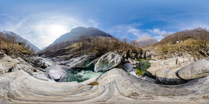 Verzasca Valley, Lavertezzo, Switzerland