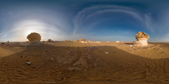 Mushrooms In The White Desert, Al Farafrah, Egypt