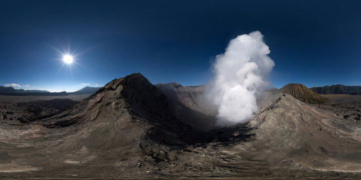 Volcano in Bromo East Java, Sukapura, Indonesia