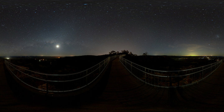 Hassans Wall Lookout At Night, Lithgow, Australia