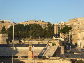 Obraz premium Valletta beim Sonnenaufgang