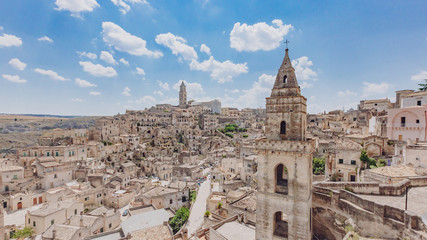 View of the sassi of Matera, Italy - obrazy, fototapety, plakaty