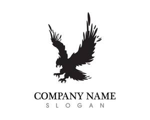 Falcon Wing Logo Template vector icon design