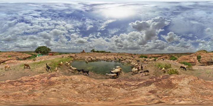 Upper Shivalaya Area, Badami, India