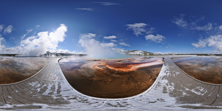 Grand Prismatic Spring, Yellowstone National Park, Wyoming, United States
