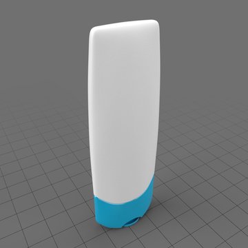 Large beauty cream bottle