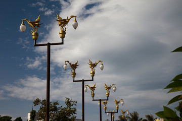 Strassenbeleuchtung in Thailand