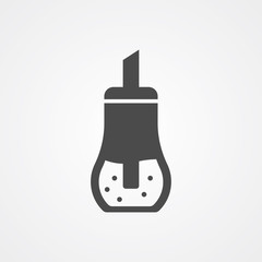 Sugar dispenser vector icon sign symbol