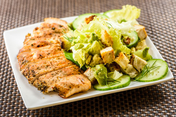 Chicken breast salad,