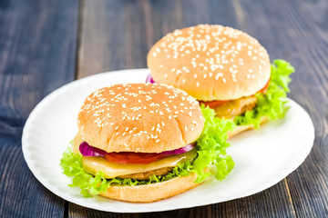 cheeseburger quick and tasty breakfast