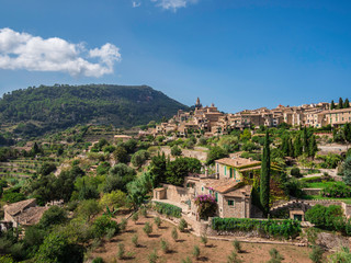 Fototapeta na wymiar Beautiful view of Valldemossa in Mallorca Spain