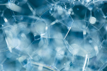 closeup Soap foam and bubbles background soap