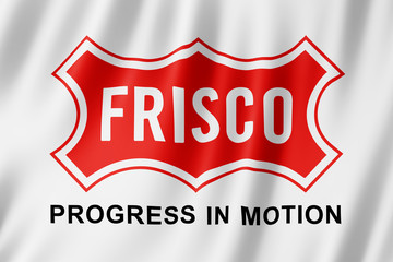 Flag of Frisco city, Texas (US) - obrazy, fototapety, plakaty