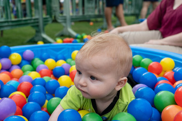 Fototapeta na wymiar Baby Lost in Thought 2