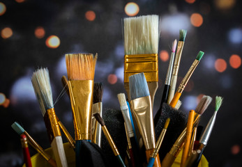 Paintbrushes artwork