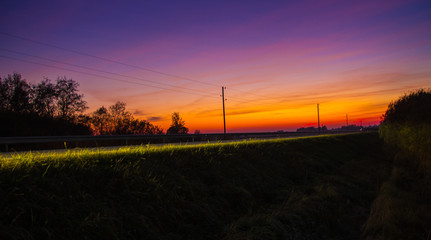 Country side sunset - 228592801