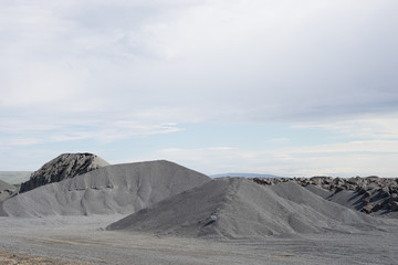 Schwarze Sandberge – Sandgewinnung - Bergbau 