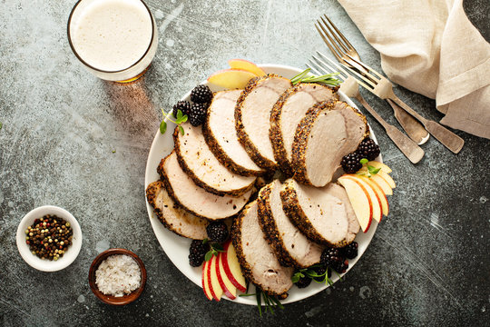 Roasted Pork Loin With Dry Rub