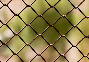 Fototapeta premium abstract background, chain-link fencing