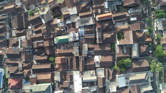 Aerial of Malang, Indonesia