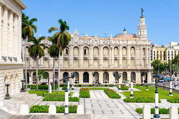 Fototapeta na wymiar The Great Theater of Havana in Cuba