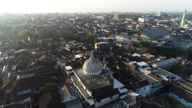 Aerial of Malang, Indonesia