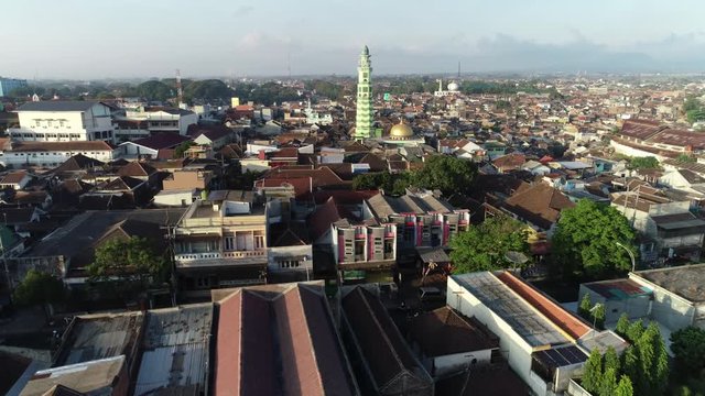 Aerial of Malang, Indonesia