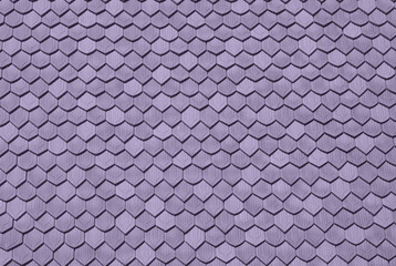 Background surface of hexagons, symmetrical tiles, texture violet