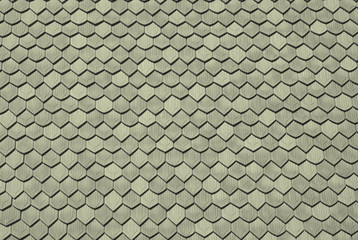 Background surface of hexagons, symmetrical tiles, texture yellow