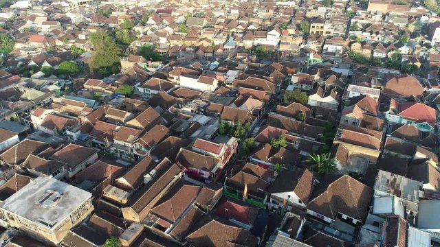 Aerial of Malang, Indonesia