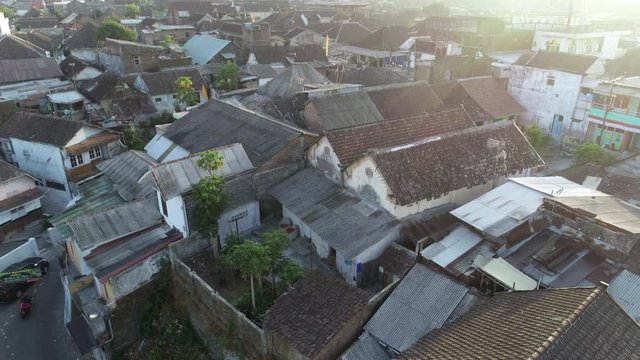 Aerial of Malang, Indonesia