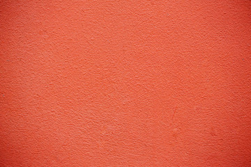 Fototapeta premium Red wall, concrete wall painted red color , Orange wall vivid color