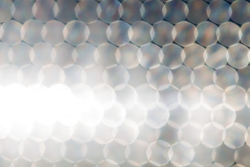 silver and white bokeh lights defocused. abstract background