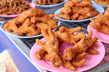Fried chicken at street food